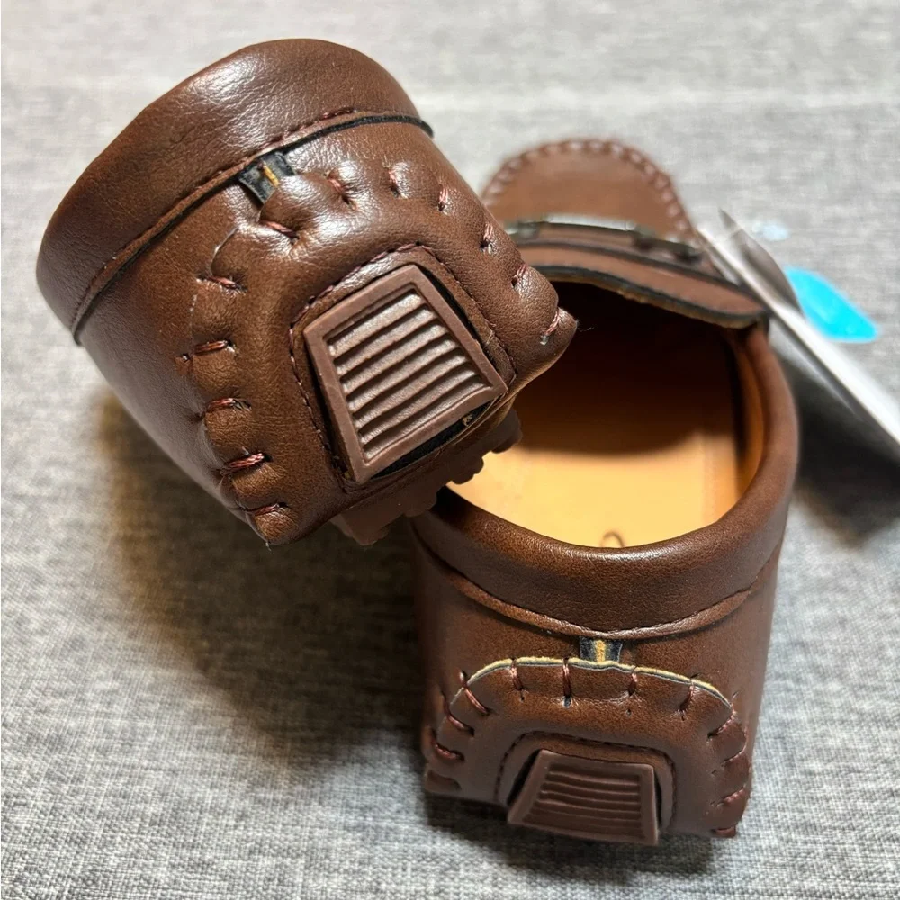 Dress Loafers Casual Moccasin Driver Shoes for Boys and Girls